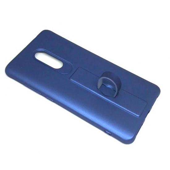Capa Silicone Gel Com Anel De Dedo Motomo Xiaomi Redmi Note 4 Azul